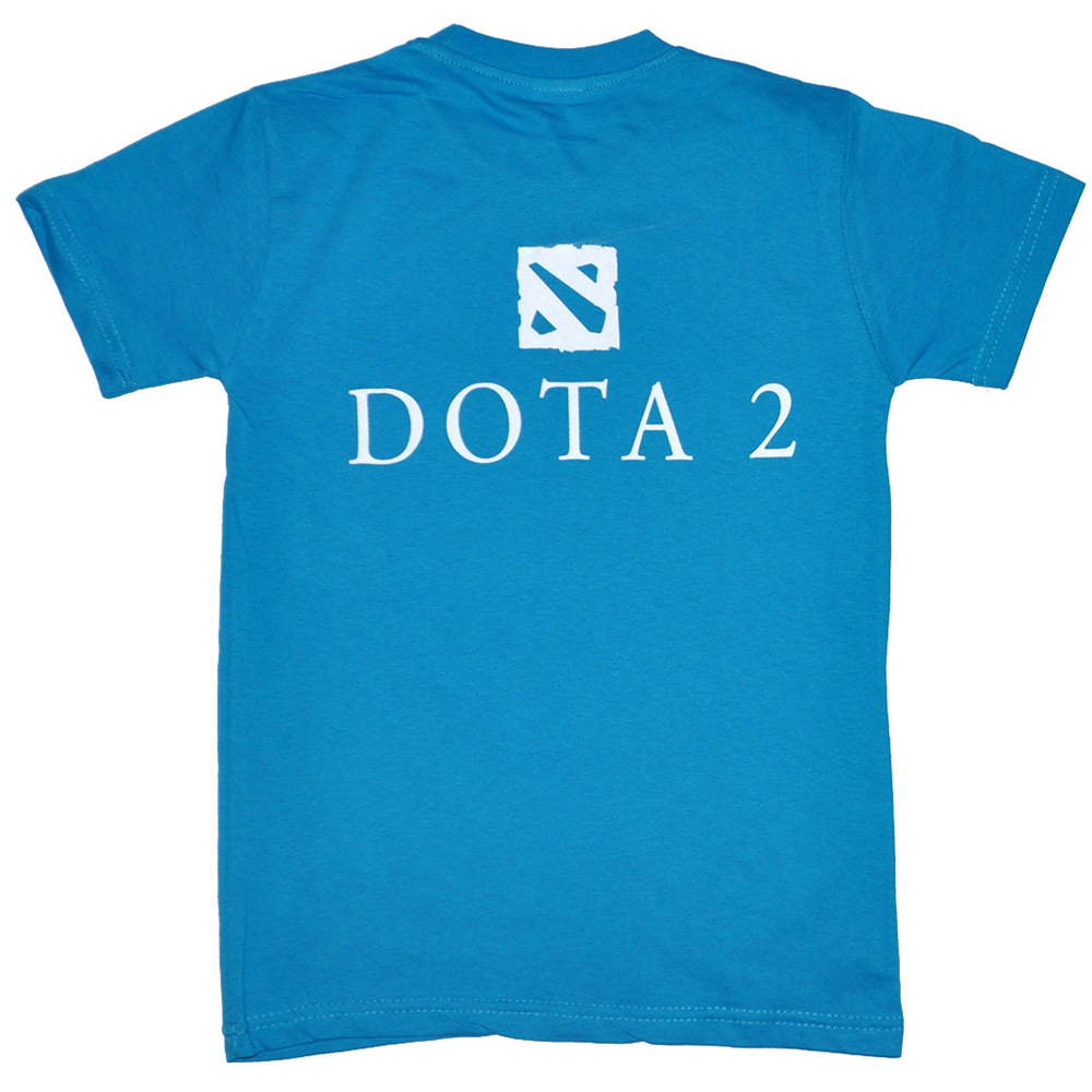 Футболка подростковая "Dota 2 / Дота 2" (голуб. цвет)