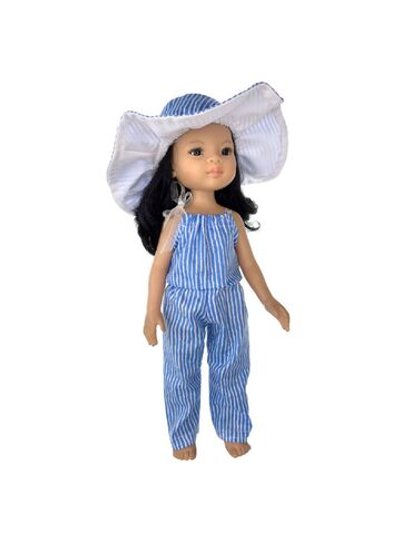 Летний комбинизон и шляпка для кукол Paola Reina 32 см (981)