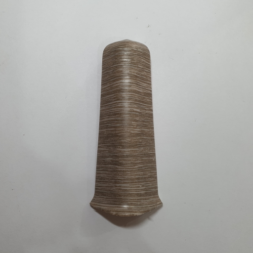 Наружный угол к плинтусу "Идеал-Д85" Дуб снежный