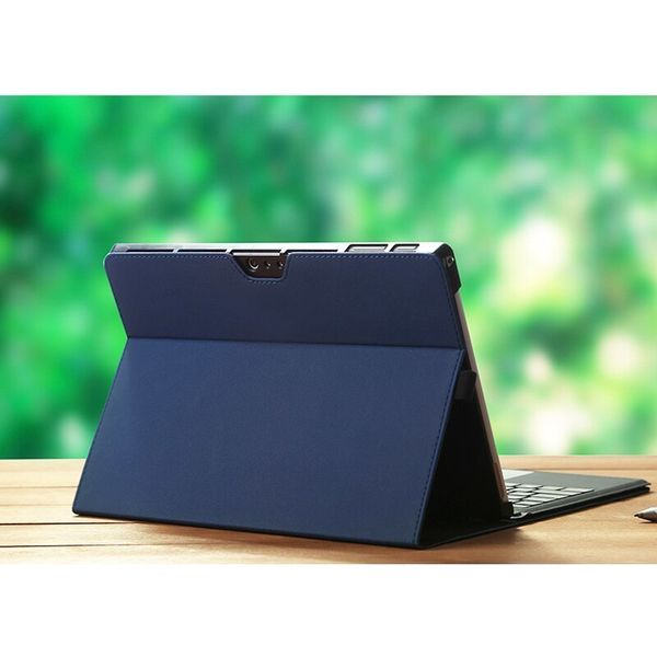 Чехол-папка для Bestchoi с держателем для стилуса для Microsoft Surface Pro 5,6 (синяя)