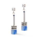 Серьги Coeur de Lion Blue-Silver 3035/21-0717
