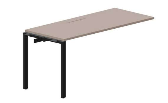 стол Strike 1580х680х750мм (меламиновый аутлет) - приставной элемент