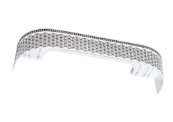 Пластиковый карниз с тиснением Legrand 3-х рядный Ажур 3600 мм