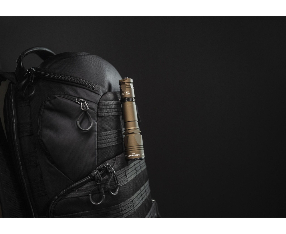 Тактический фонарь Armytek Dobermann Pro Magnet USB с теплым оттенком света, песочный, размер: тёплый свет