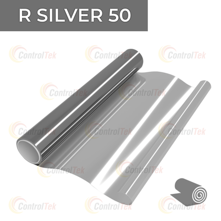 Пленка солнцезащитная R SILVER 50 LUXFIL, (рулон)