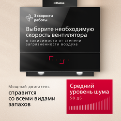 Наклонная вытяжка Hansa Pro Chef OKP6547SH