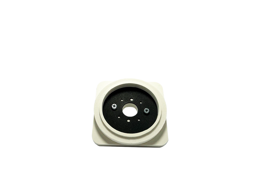 Платформа теневая чёрная круг под светильник Art GU10 90х90х20мм