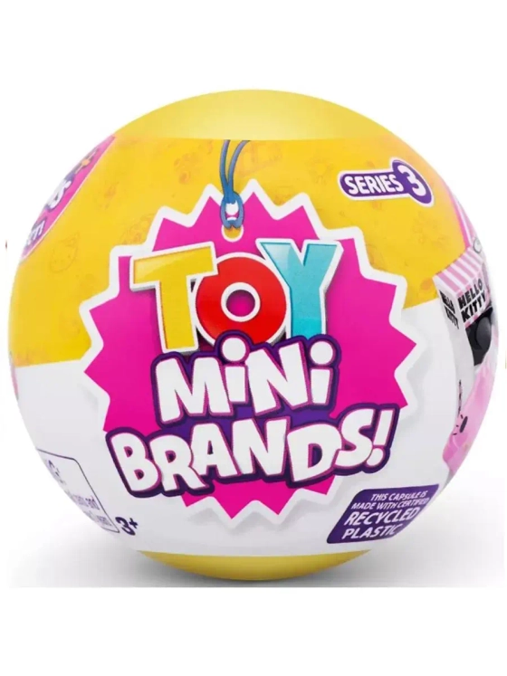Шар 5 сюрпризов Зуру Mini Brands Surprise 3 серия