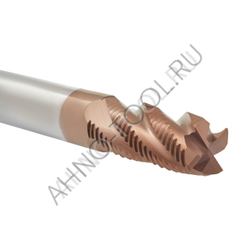 Фреза твердосплавная обдирочная 18мм (L=100, l=45, хв=18) Z4 30° по стали, нержавеющей стали, чугуну