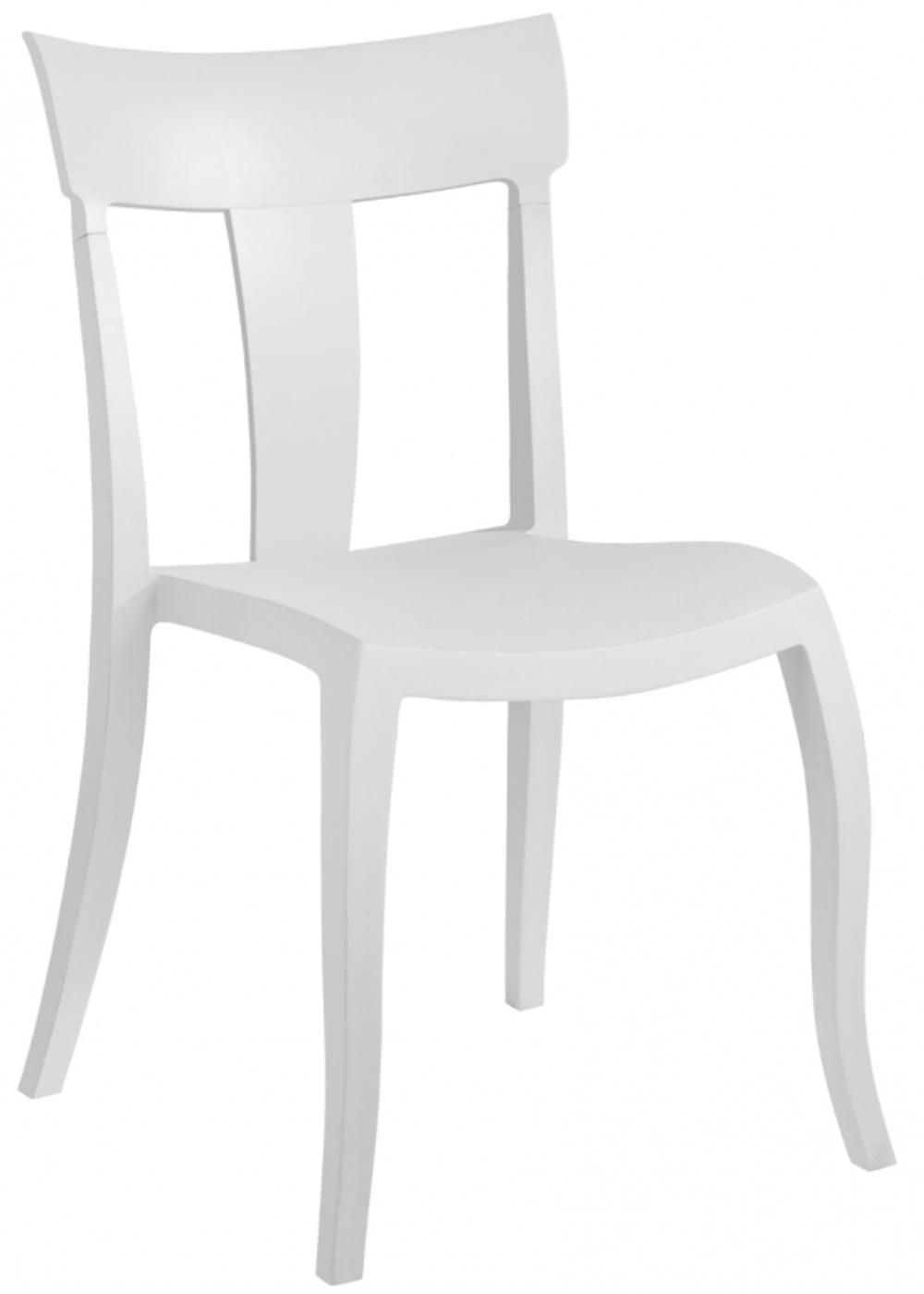 Стул пластиковый Papatya Toro-S, белый