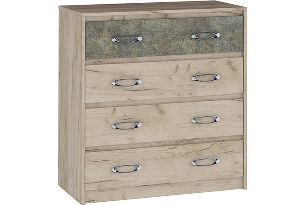 Комод Дакота серый крафт/тиз серый