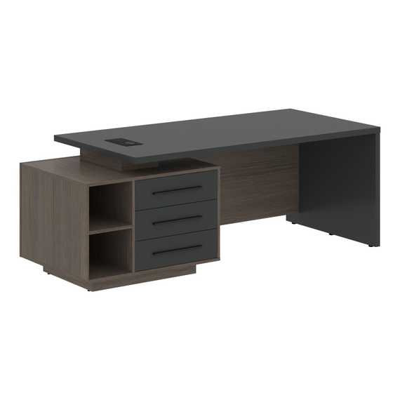 Стол руководителя с тумбой VCT 2190(L)  2100х900х750 VELION