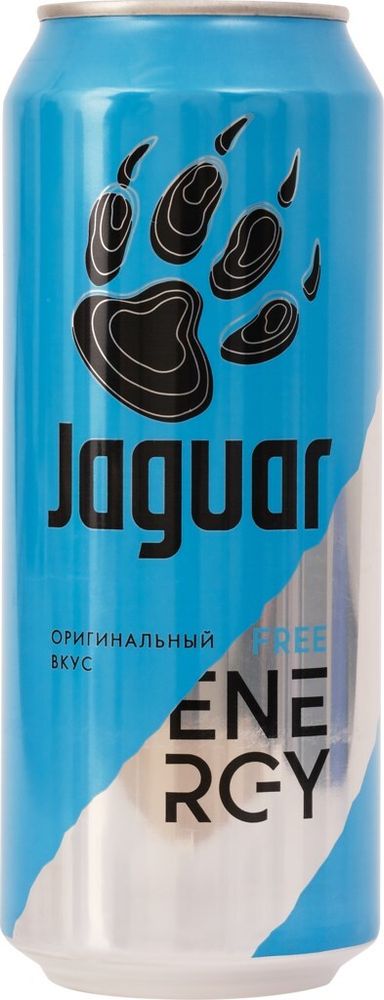 Напиток энергетический б/а Ягуар Free, 0,45 л