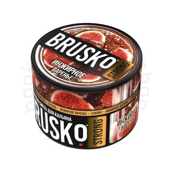 Бестабачная смесь для кальяна BRUSKO, 50 г, Инжирное варенье, Strong (М)