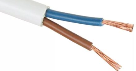 Провод ПВС 2х2,5мм², Белый. (100м)