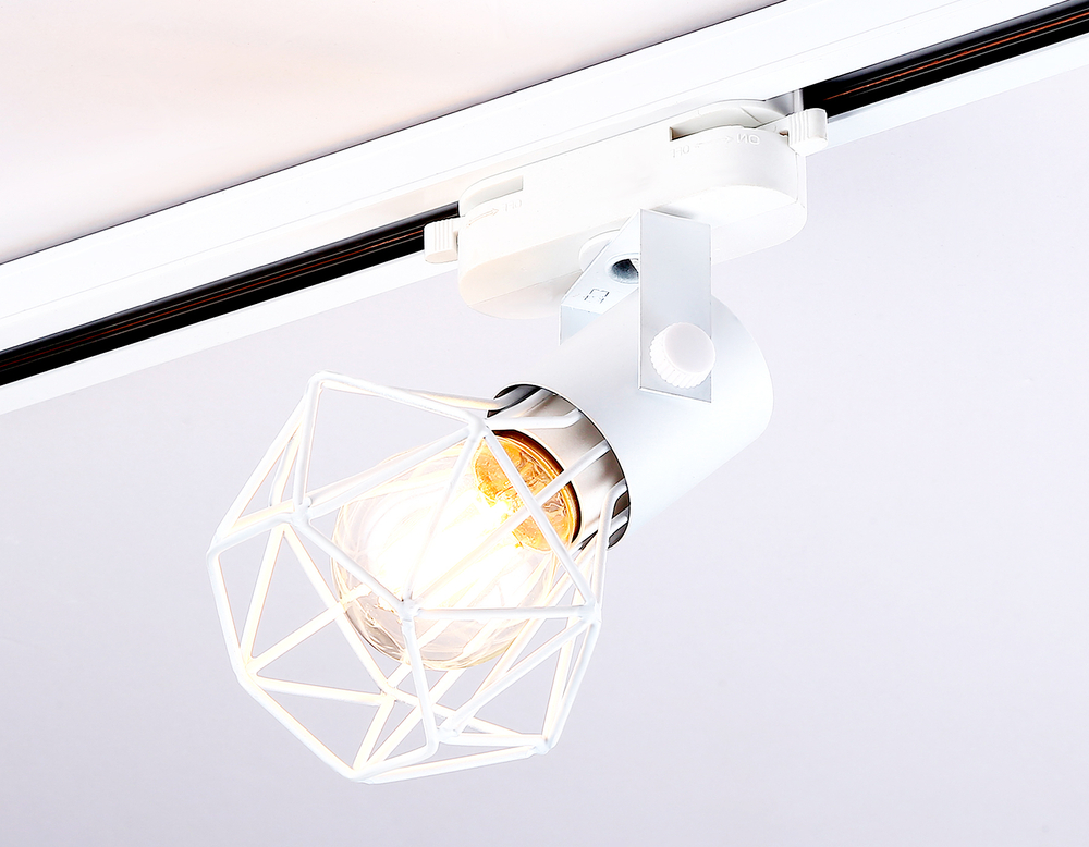 Светильник трековый GL5001 WH белый E27 max 40W D92*163