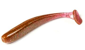 Виброхвосты съедобные LJ Pro Series SLIM SHAKER 4in (10 см), цв. S14, 6 шт.