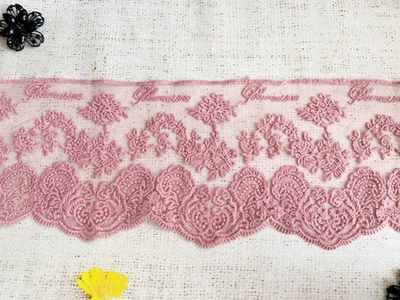 Вышивка на сетке, ш. 11,5 см