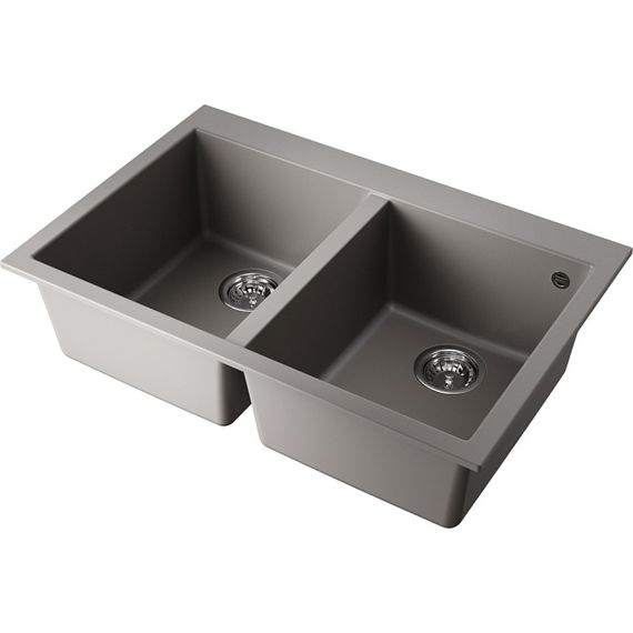 Кухонная мойка OMOIKIRI Bosen 80-2-GR(арт.4993569)