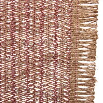 Салфетка на стол 30*45см «Бохо» плетеная розовая