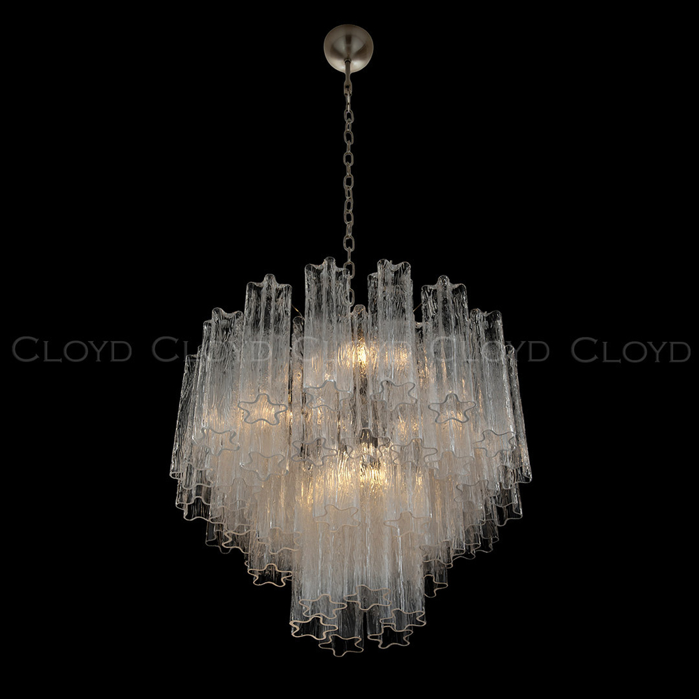 Люстра Cloyd ANNO-D C7 / Ø58 см - хром - прозрачн.стекло (арт.11650)