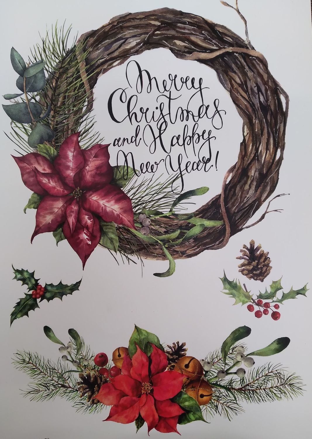 Пленочный трансфер №178 (контурный) для светлых пов