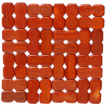 Подставка под горячее бамбуковая «Квадраты» 14*14 см