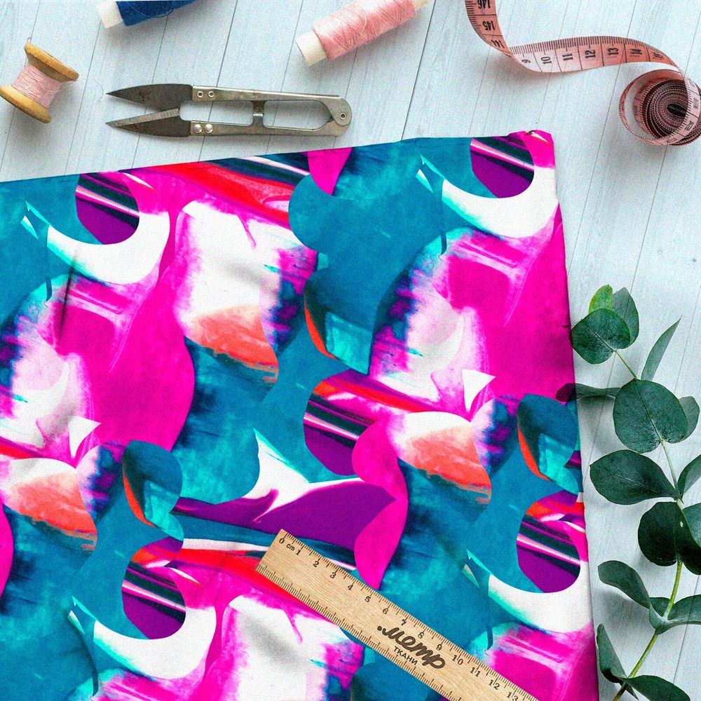 Ткань шелк Армани уходящий женский силуэт