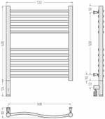 Сунержа Флюид 3.0 600х500 МЭМ левый