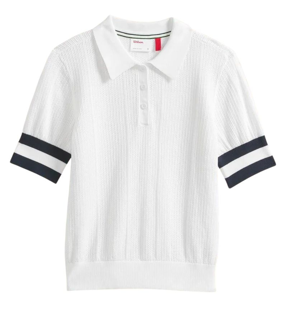 Женское поло Wilson Essex - bright white