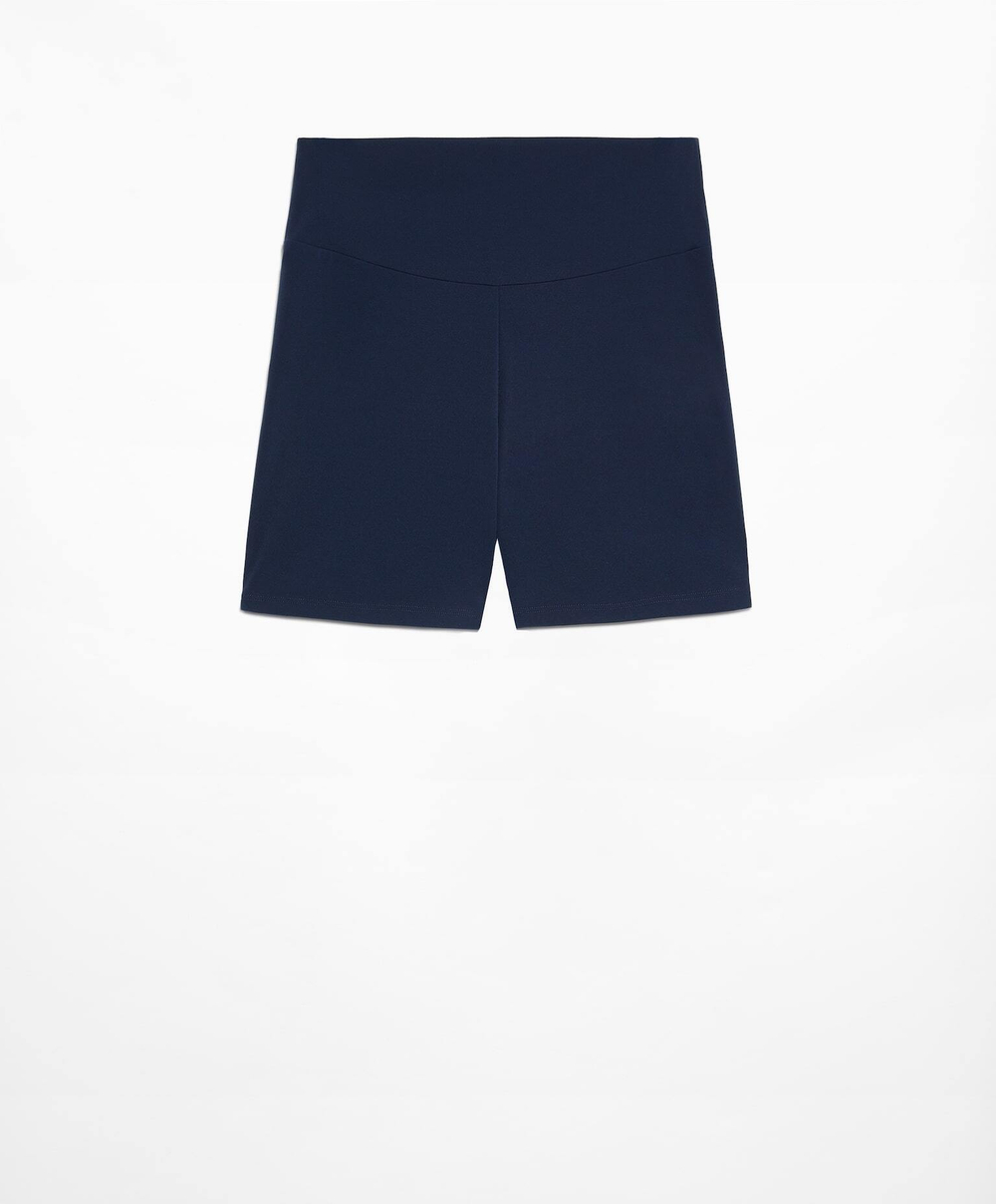 OYSHO Велосипедки Comfortlux с высокой посадкой длиной 10 см,темно-синий