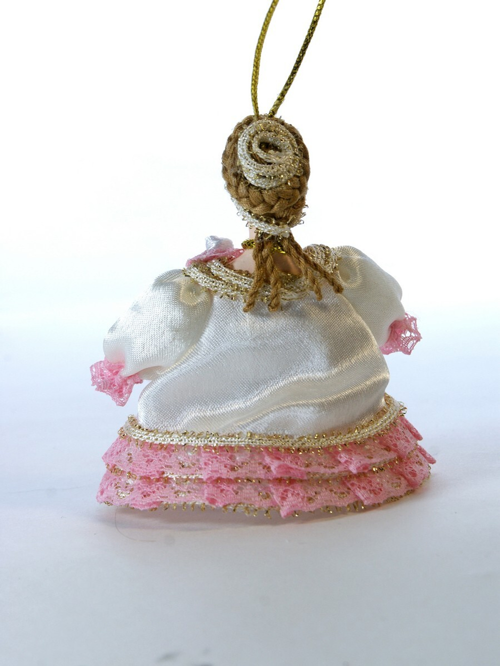 Кукла-подвеска Дама в бальном платье.