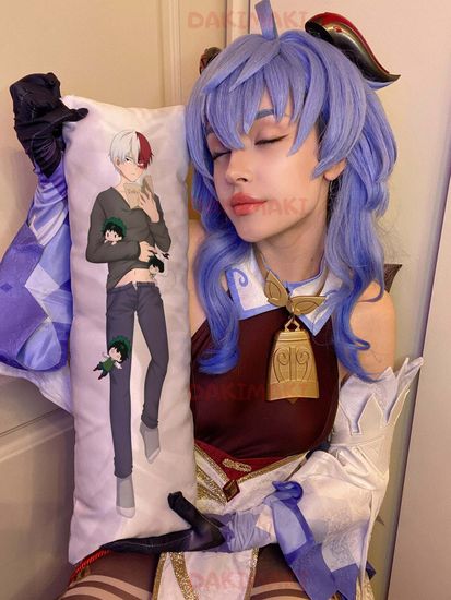 Мини дакимакура Шото Тодороки и Изуку Мидория из Моя геройская академия арт. M0280, 60х20 см