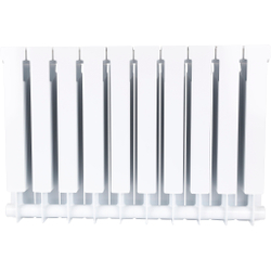 STOUT ALPHA 500 10 секций радиатор биметаллический боковое подключение (белый RAL 9016)