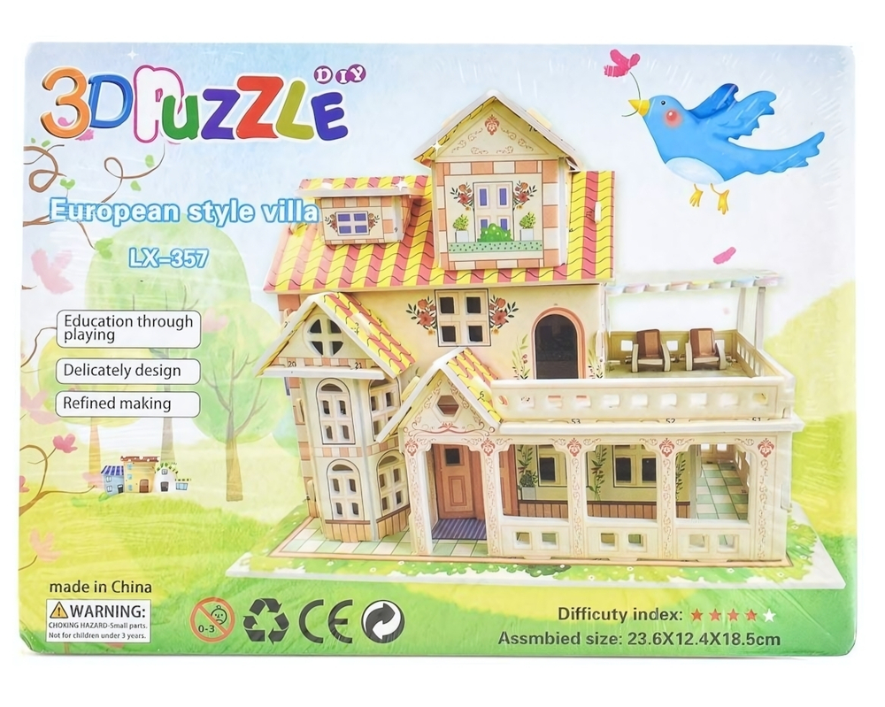 Конструктор 3D Дом, LX-357