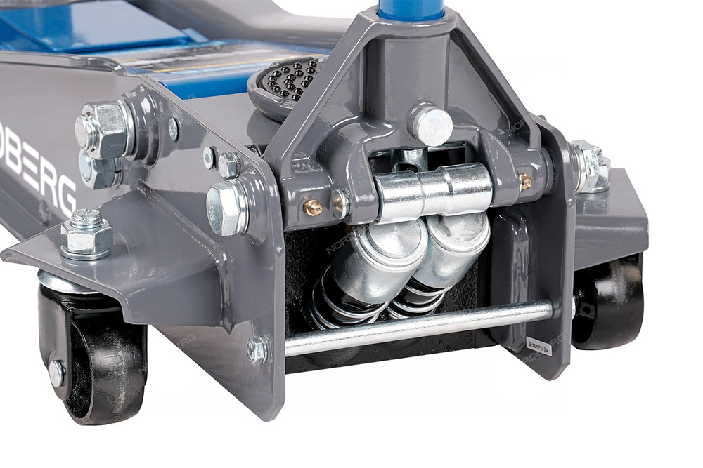 NORDBERG (N32025) Домкрат подкатной 2 / 3 т с изменяемой высотой подхвата и регулируемой проставкой