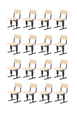 Комплект стульев ученических Оптима, 16 штук