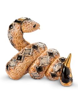 De Rosa Rinconada Статуэтка коллекционная Змея золотистая