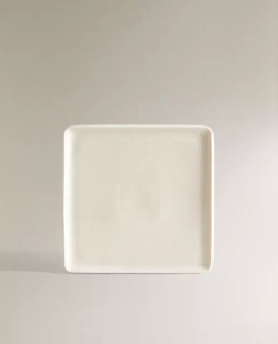 ZARA HOME МЫЛЬНИЦА ДЛЯ ВАННОЙ ИЗ КЕРАМИКИ, БЕЛЫЙ