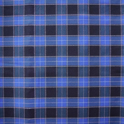 Ткань Пикачо клетка, 225 гр/м2, 150 см, неоново-синий