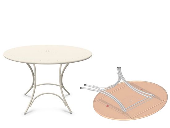 Стол металлический складной Pigalle