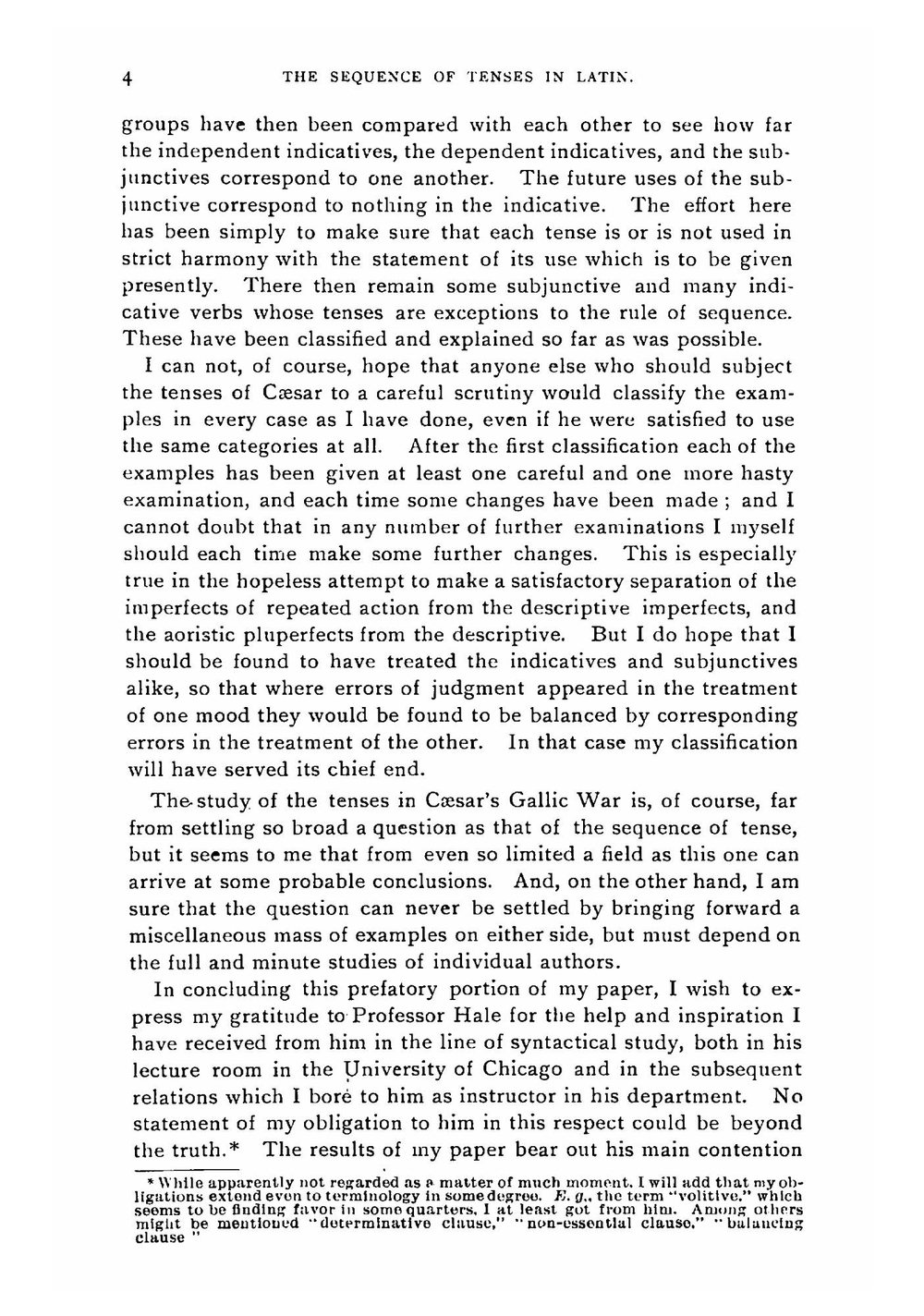 The sequence of tenses in Latin. a study based on Caesar's Gallic war | Arthur Tappan Walker
