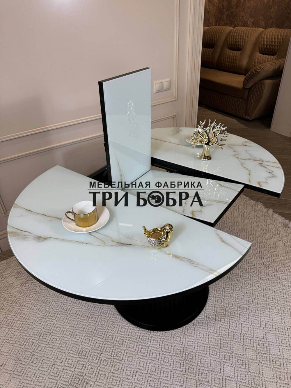 Стол кухонный "Орион", белый кварц