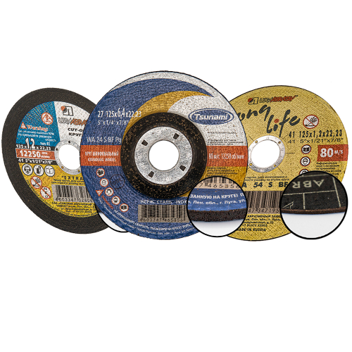 DA61B0011252000 125мм P2000 диск самозацепляющийся пленочный ЗЕЛЕНЫЙ без отверстий TSUNAMI