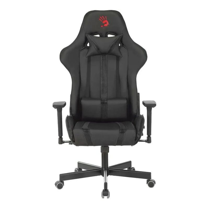 Кресло A4Tech экокожа черный 87x39x66GC-600