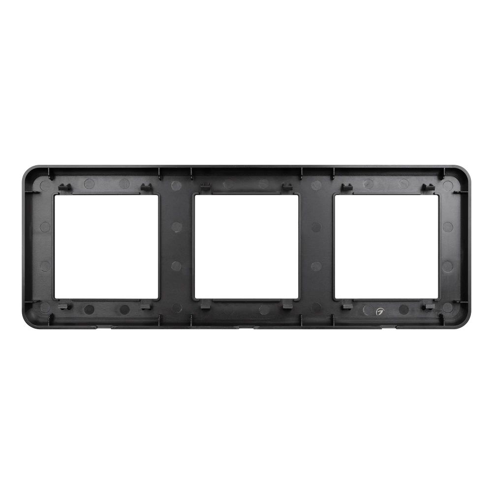 Рамка пластиковая FRM-VERSA-PL-3-BK (Arlight, -) 043784