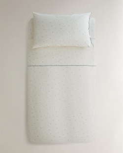 Пододеяльник Zara Home, хлопок 100%, с растительным принтом, 1661/088