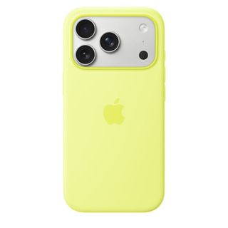 Apple Silicone Case with MagSafe iPhone 17 Pro Neon Yellow