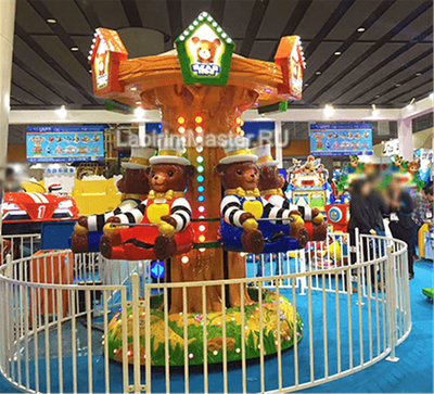 Электрическая Аттракцион карусель «Мишки», 4×4×2,9 м