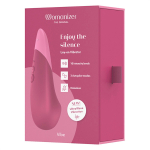 Темно-розовый клиторальный вибратор 14,2см Womanizer Vibe Rose WZFS1SG3
